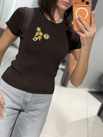 Футболка Comod 2610 chocolate - делук