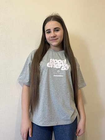 Футболка Moda School M523 l.grey - делук