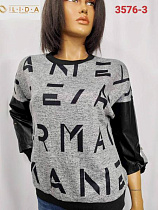 Свитер Lida 3576-3 grey - делук