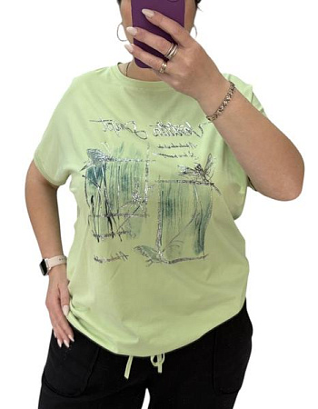 Футболка Levisha 25037 mint - делук