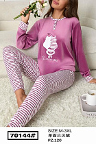 Пижама Romeo Life 70144 wine - делук