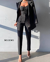 Костюм Modnulya 9115 black - делук
