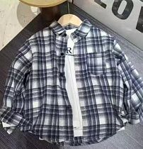 Рубашка Фунтик 7727 grey-navy - делук