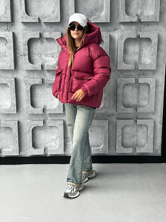 Пуховик Trend 2481 wine - делук