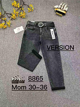 Джинсы Jeans Club 8865 d.grey - делук
