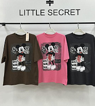 Футболка Little Secret 500344 khaki - делук