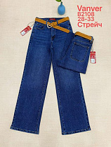Джинсы Vanver B2108 navy - делук