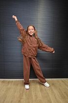 Костюм Спорт Yalisi 5801 brown - делук