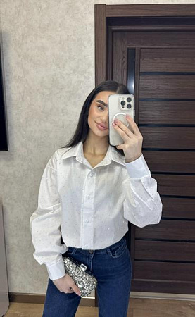 Рубашка Valentina 5 white - делук