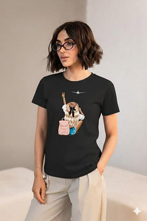 Футболка Iraopt IR158 black - делук