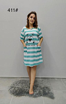 Ночнушка Anion 411 l.blue - делук