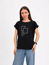 Футболка Fsn 6567 black - делук