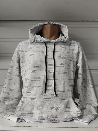 Худи Panda 1469 white - делук