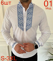 Вышиванка Надийка ND314-01 white - делук