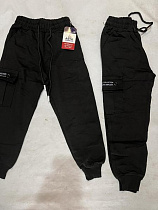 Штаны Спорт Zayka ZA1987 black - делук