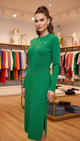 Платье Julia JL787 green - делук