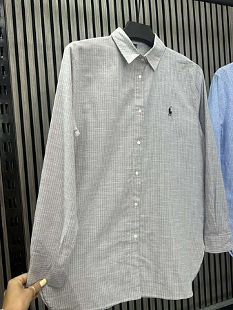 Рубашка Nefertiti NF139 grey - делук