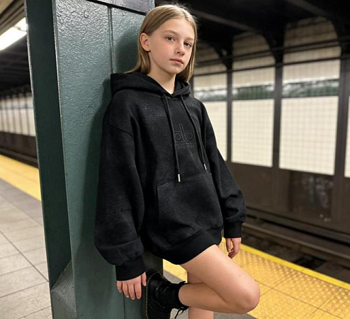 Худи Yalisi UT8059 black - делук