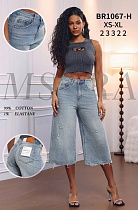 Бриджи Miss Kurry BR1067H l.blue - делук