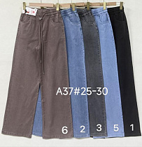 Джинсы Immei A37-6 brown - делук