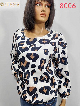 Свитер Lida 8006 white - делук