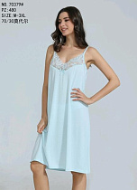 Ночнушка Romeo Life 70379 l.blue - делук