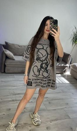 Туника S.Style 73-1 d.grey - делук