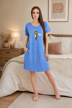 Ночнушка Trikotag T1376 blue - делук