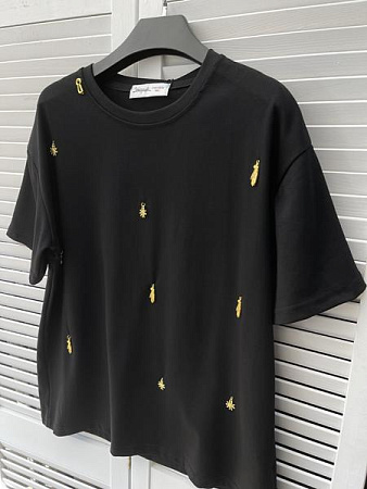 Футболка Karon 6305 black - делук