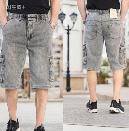 Шорты Lili 19186 l.grey - делук