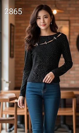 Свитер Met&March 2865 black - делук