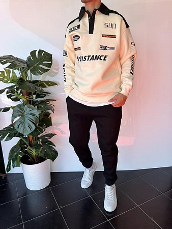 Свитер Three Black 2341 beige - делук