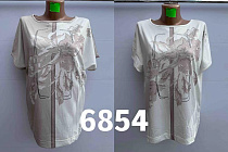 Футболка Gertie 6854 white - делук