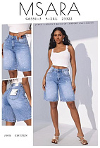 Шорты Jeans Club G6351-5 l.blue - делук