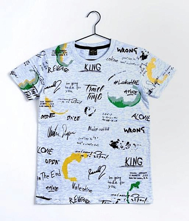 Футболка Dino DN115 l.grey - делук