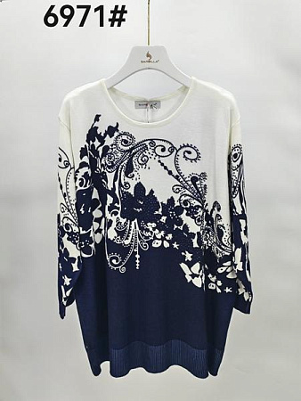 Свитер Yaoli 6971 navy - делук