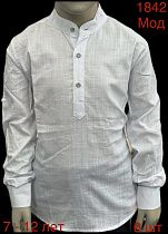 Рубашка Надийка 1842 white (7-12) - делук