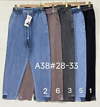 Джинсы Immei A38-1 black - делук