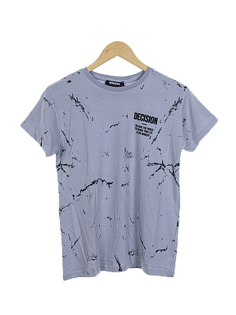 Футболка Cnd2 4404-3 grey-blue - делук