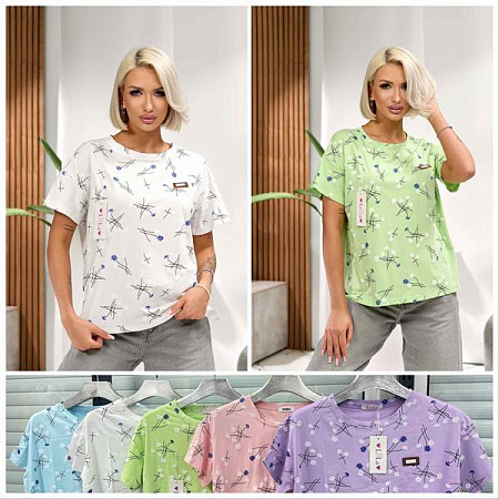 Футболка Lola LL544 mix - делук