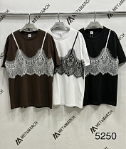 Футболка Met&March 5250 brown - делук