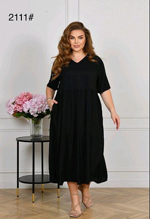 Платье Romeo Life 2111 black - делук