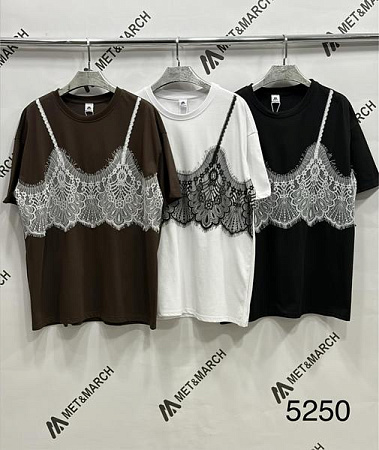 Футболка Met&March 5250 brown - делук