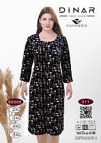 Халат Imlion 90006-011 black-white - делук