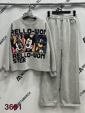 Костюм Спорт Met&March 3691 l.grey - делук