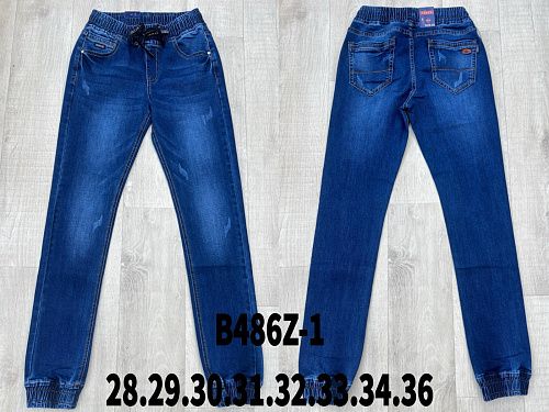Джинсы God Baron B486Z-1 blue - делук