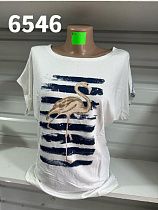 Футболка Gertie 6546 white - делук