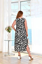 Кардиган Arina 1628 black-white - делук