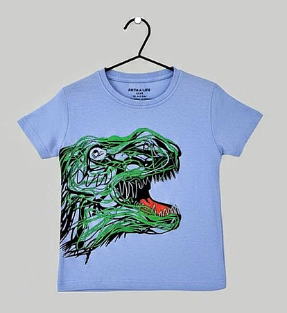 Футболка Dino DN66 l.blue - делук