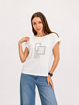 Футболка Fsn 6567 milk - делук